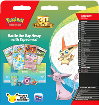 30th Celebration - Battle Decks - Espeon ex & Umbreon ex (PREVENTA PRÓXIMAMENTE)