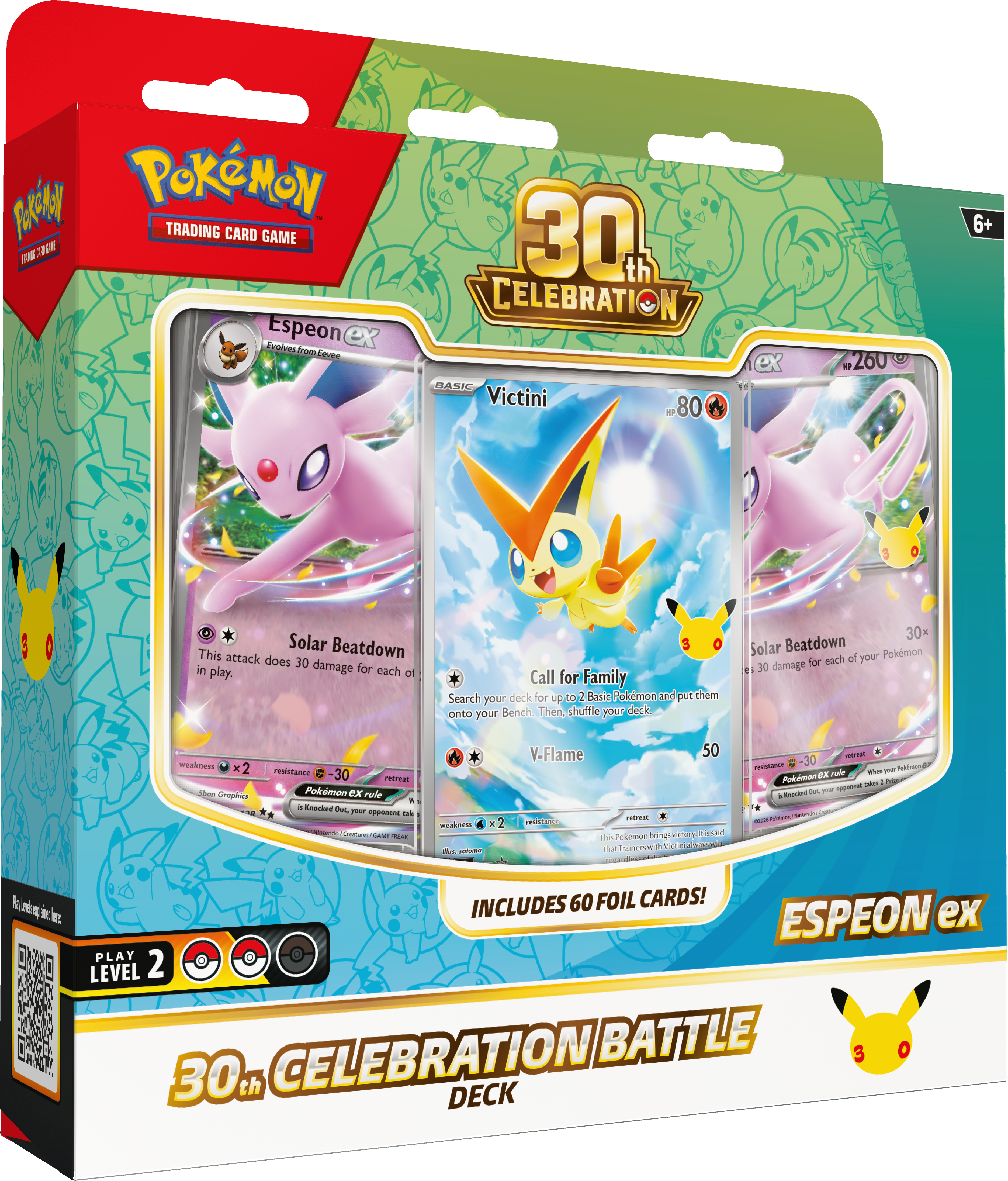 30th Celebration - Battle Decks - Espeon ex & Umbreon ex (PREVENTA PRÓXIMAMENTE)