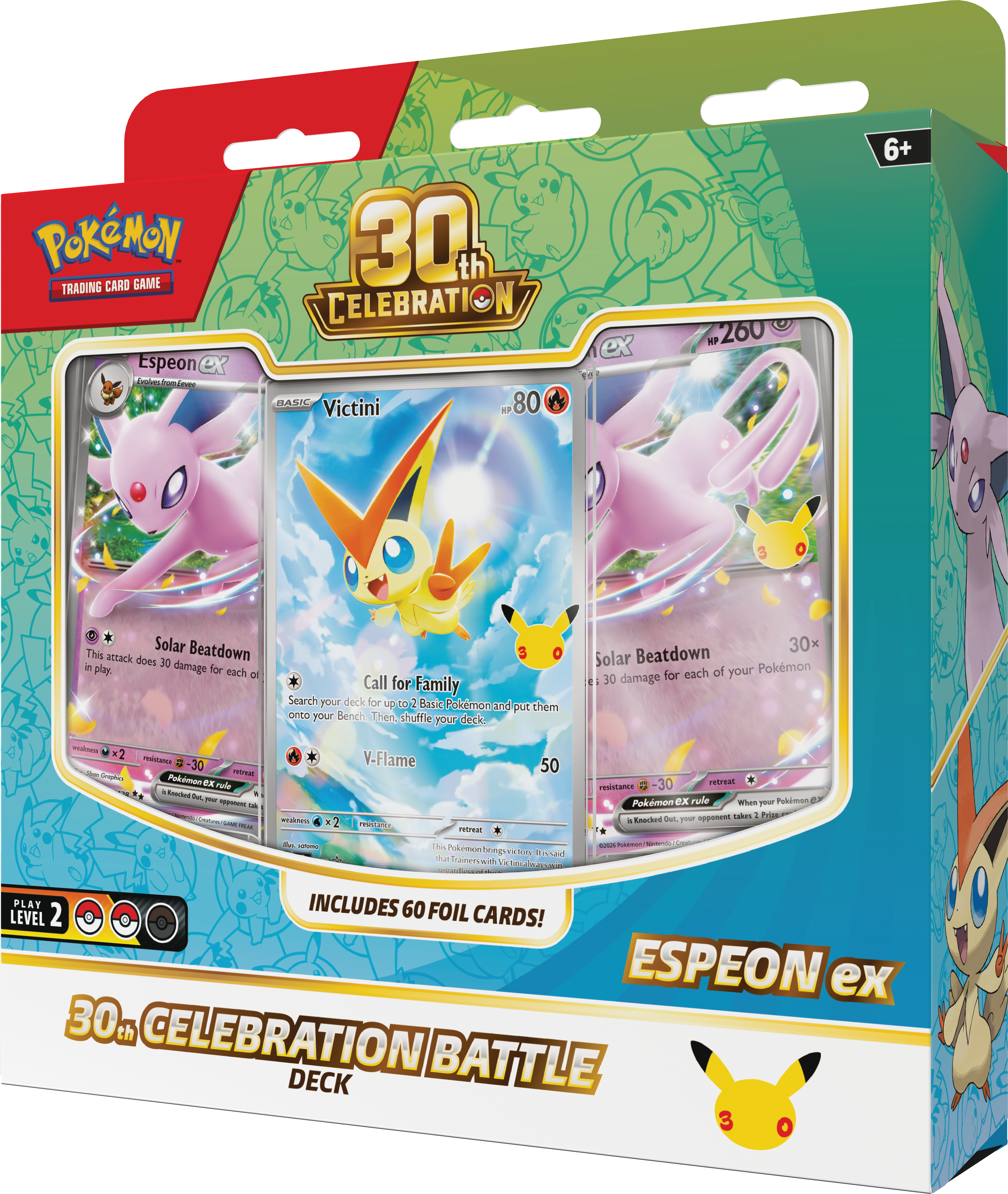 30th Celebration - Battle Decks - Espeon ex & Umbreon ex (PREVENTA PRÓXIMAMENTE)