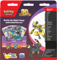 30th Celebration - Battle Decks - Espeon ex & Umbreon ex (PREVENTA PRÓXIMAMENTE)