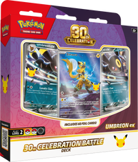 30th Celebration - Battle Decks - Espeon ex & Umbreon ex (PREVENTA PRÓXIMAMENTE)