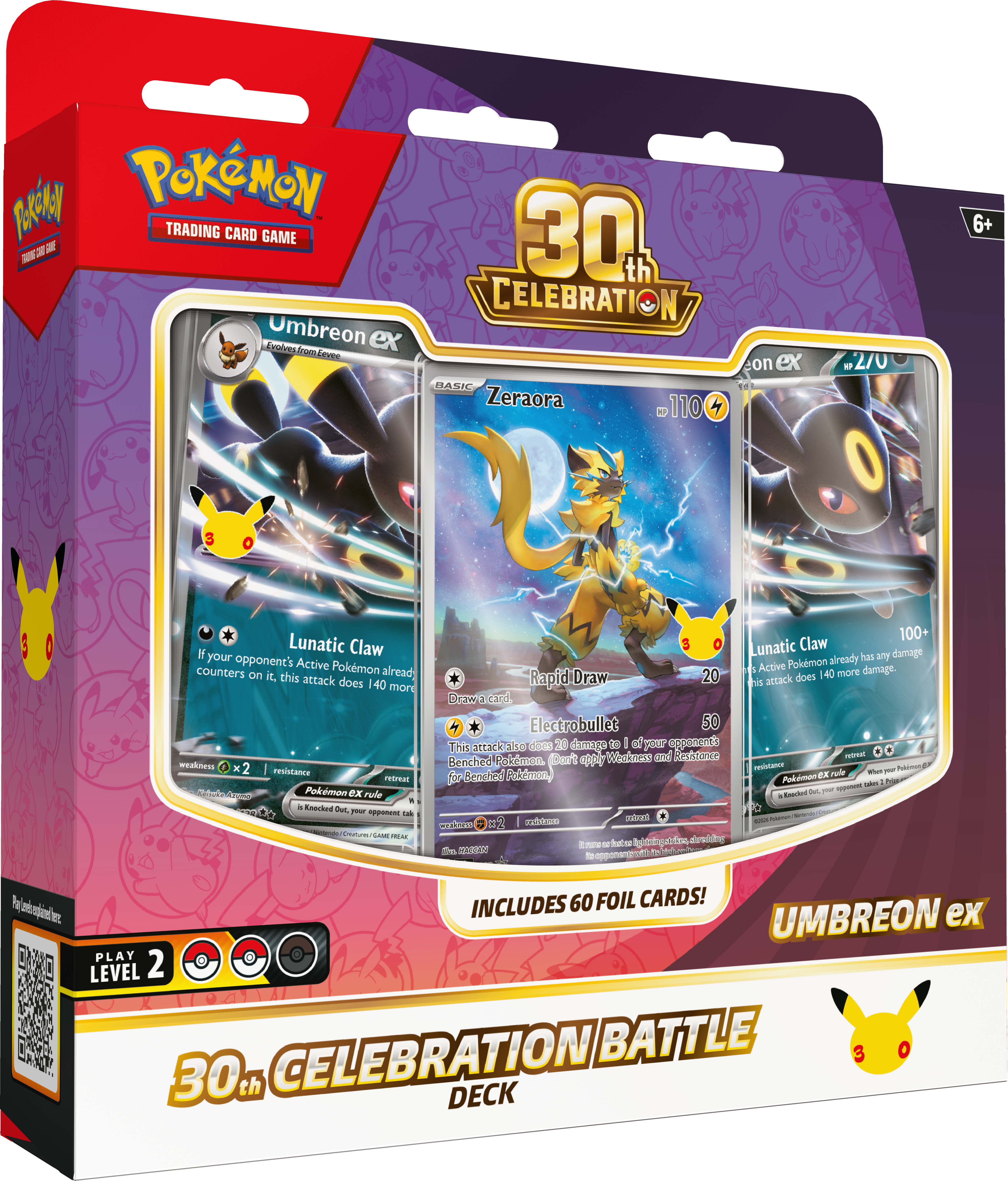 30th Celebration - Battle Decks - Espeon ex & Umbreon ex (PREVENTA PRÓXIMAMENTE)