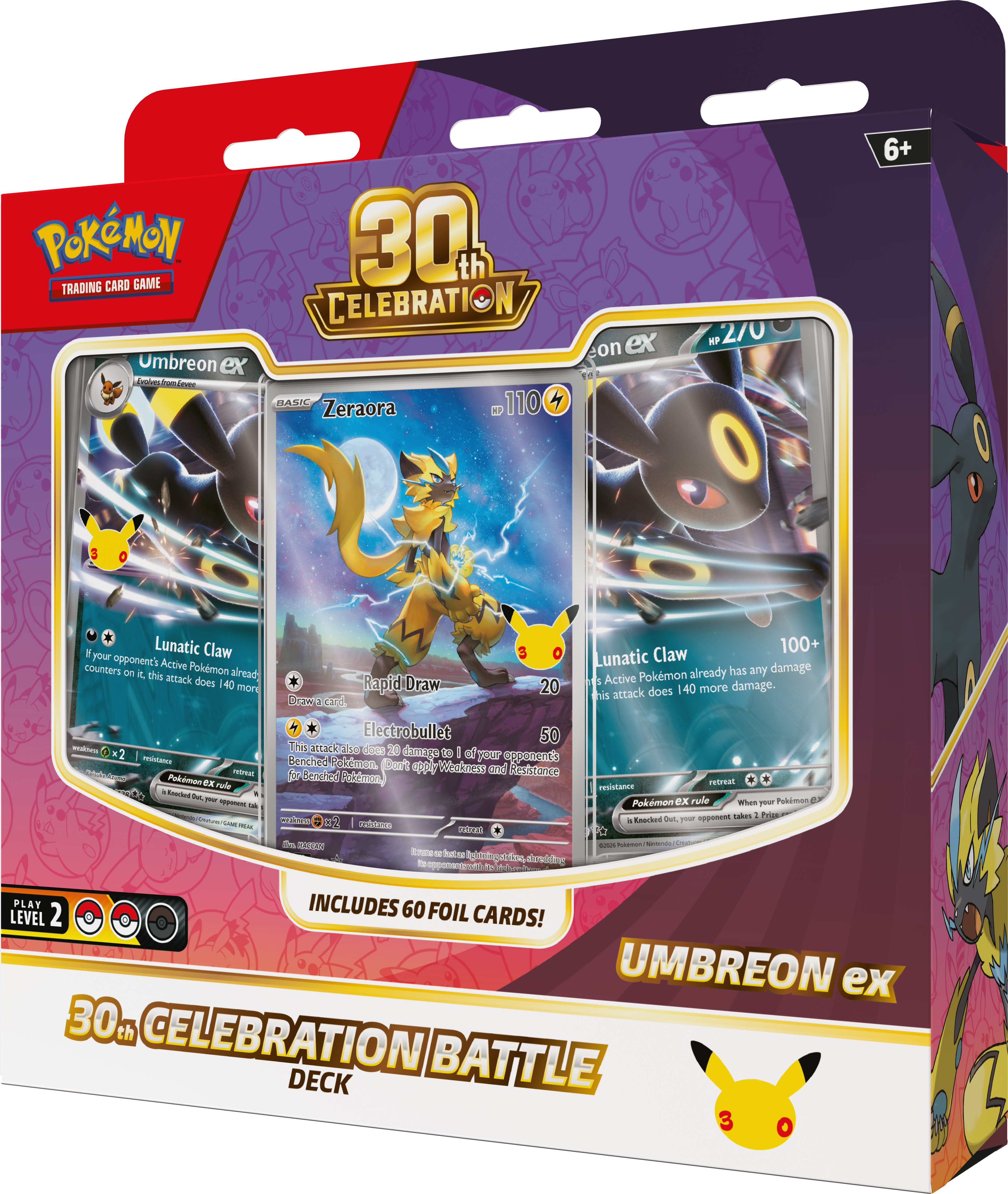 30th Celebration - Battle Decks - Espeon ex & Umbreon ex (PREVENTA PRÓXIMAMENTE)