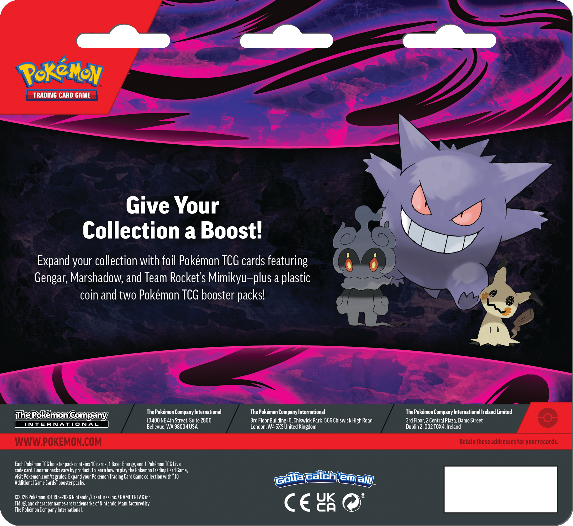 Gengar Enhanced 2-Pack Blister -  PREVENTA