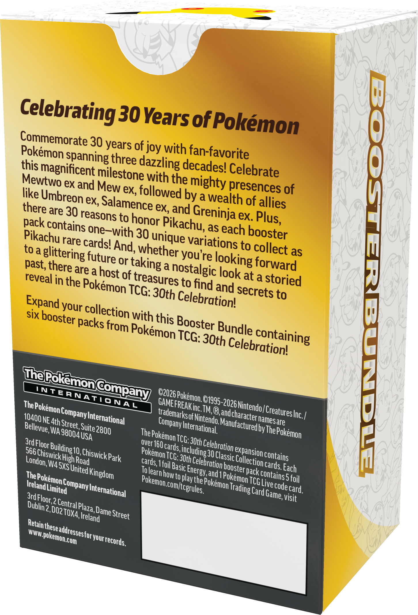 30th Celebration - Booster Bundle (PREVENTA PRÓXIMAMENTE)
