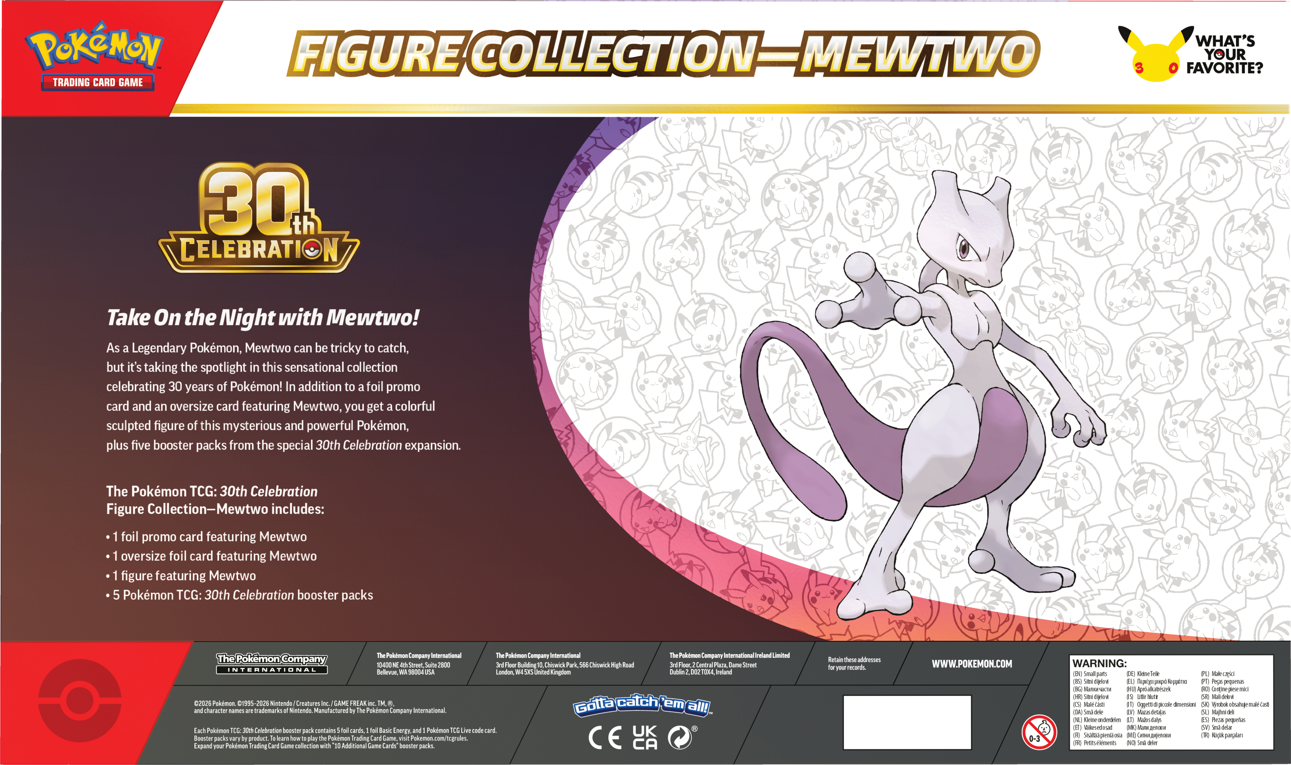 30th Celebration - Figure Collection Mewtwo (PREVENTA PRÓXIMAMENTE)