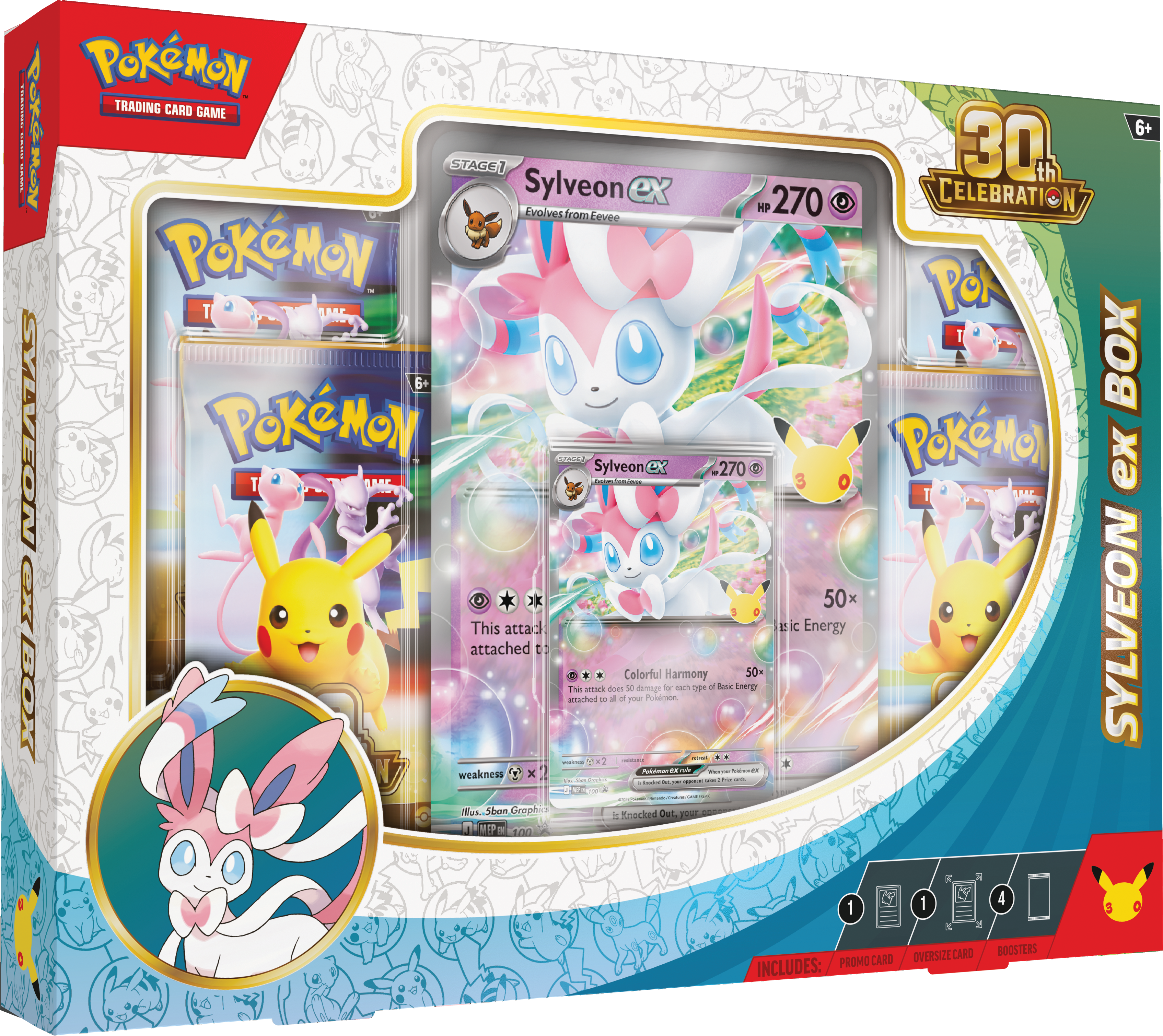 30th Celebration - Sylveon ex Box & Greninja ex Box (PREVENTA PRÓXIMAMENTE)