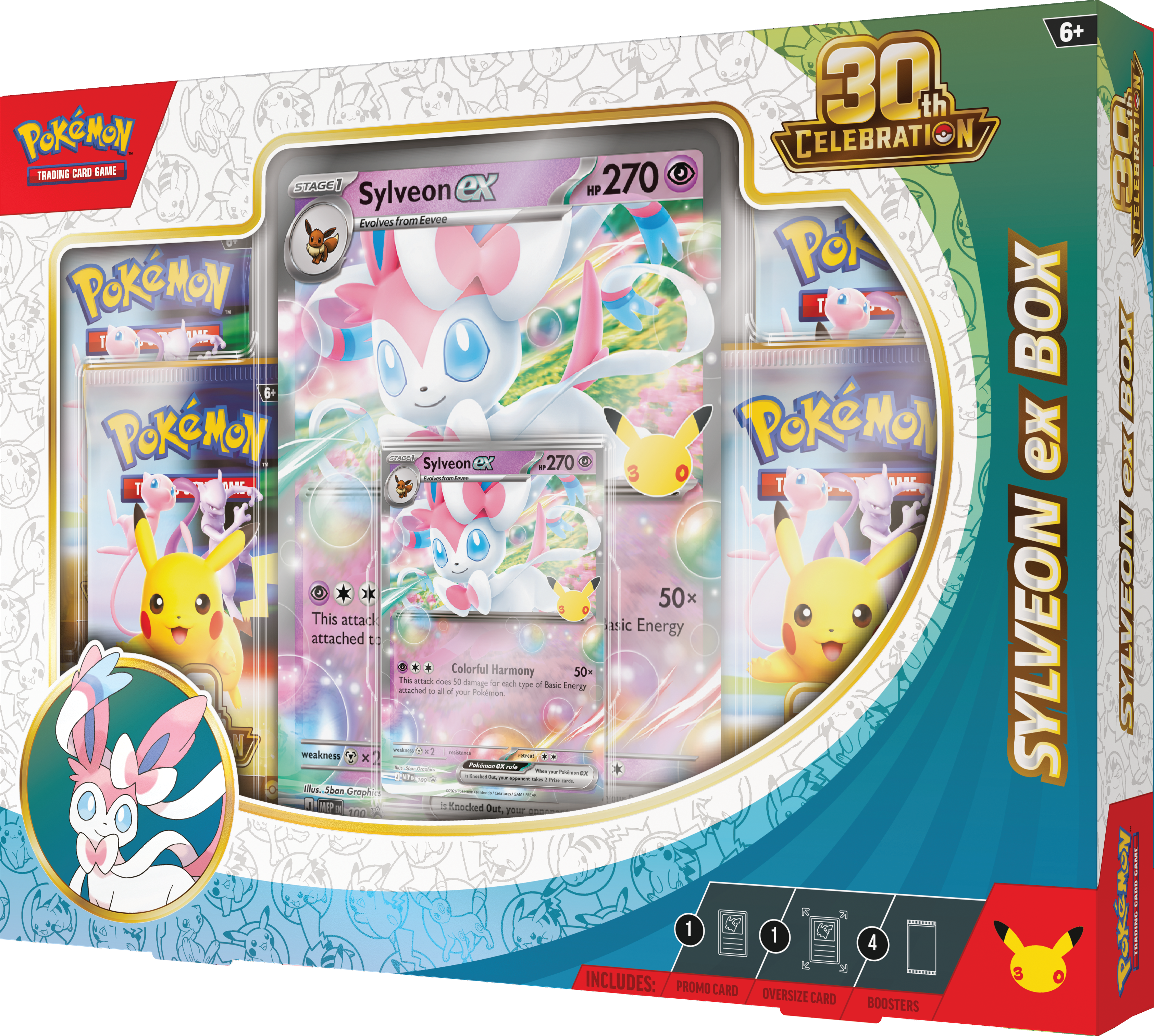 30th Celebration - Sylveon ex Box & Greninja ex Box (PREVENTA PRÓXIMAMENTE)