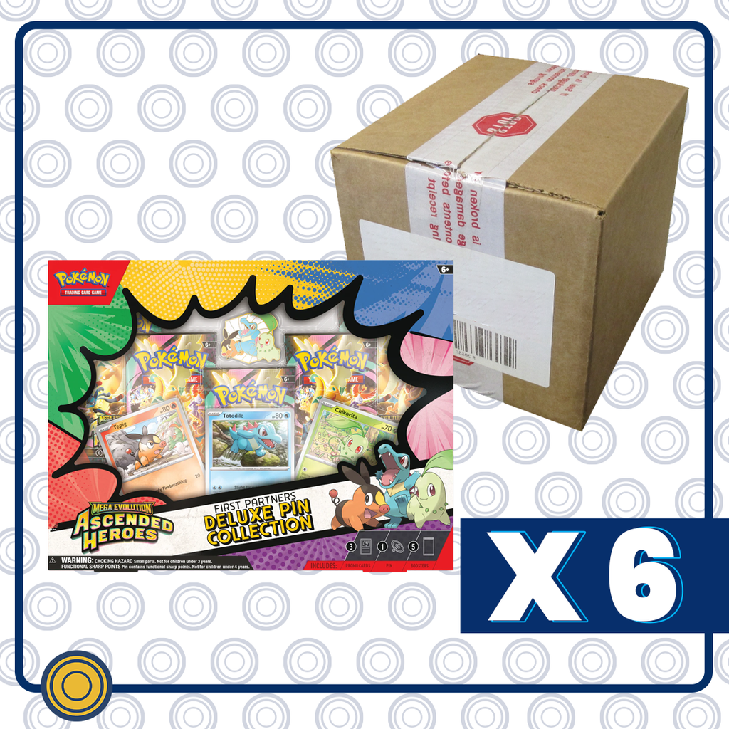 Ascended Heroes - First Partners - CASE Deluxe Pin Collection – Kantocards