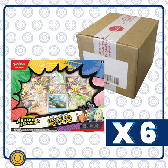 Ascended Heroes - First Partners - CASE Deluxe Pin Collection – Kantocards