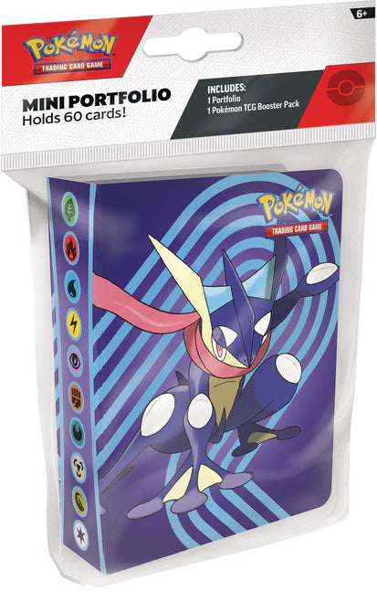 MINI PORTFOLIO GRENINJA + 1 sobre stellar crown