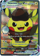 Pikachu Sherlock (Carta custom no original)-Kantocards