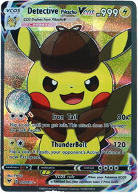 Pikachu Sherlock (Carta custom no original)-Kantocards