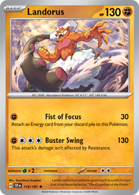Landorus 110/191 - Rare - Reverse Holo-Kantocards