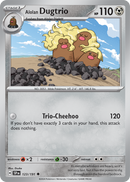 Alolan Dugtrio 123/191 - Uncommon - Reverse Holo-Kantocards