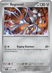 Registeel 125/191 - Uncommon - Reverse Holo-Kantocards