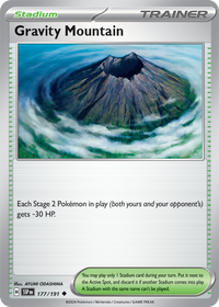 Gravity Mountain 177/191 - Uncommon-Kantocards