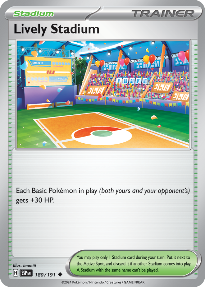 Lively Stadium 180/191 - Uncommon - Reverse Holo