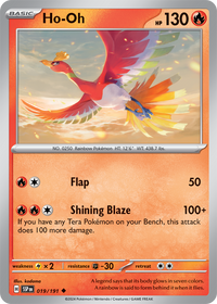 Ho-Oh 019/191 - Uncommon - Reverse Holo-Kantocards