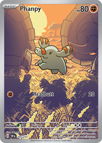 Phanpy 205/191 - Illustration Rare-Kantocards