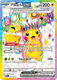 Pikachu ex 219/191 - Ultra Rare-Kantocards