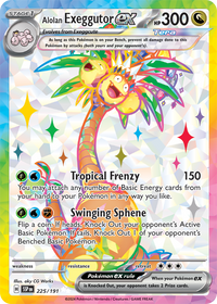 Alolan Exeggutor ex 225/191 - Ultra Rare-Kantocards