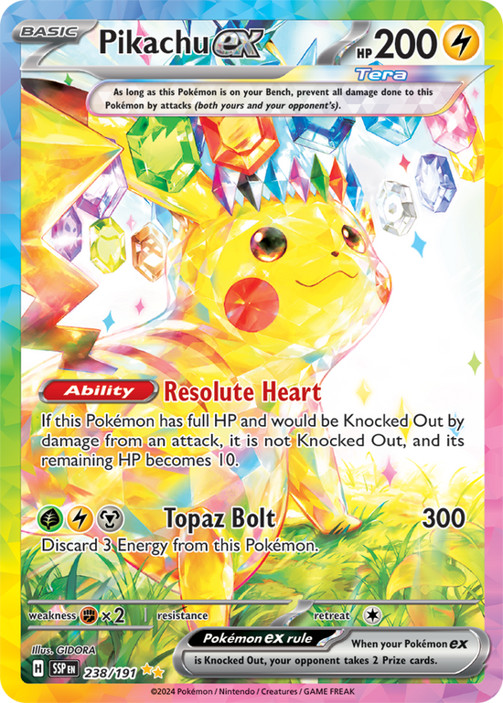Pikachu ex 238/191 - Special Illustration Rare