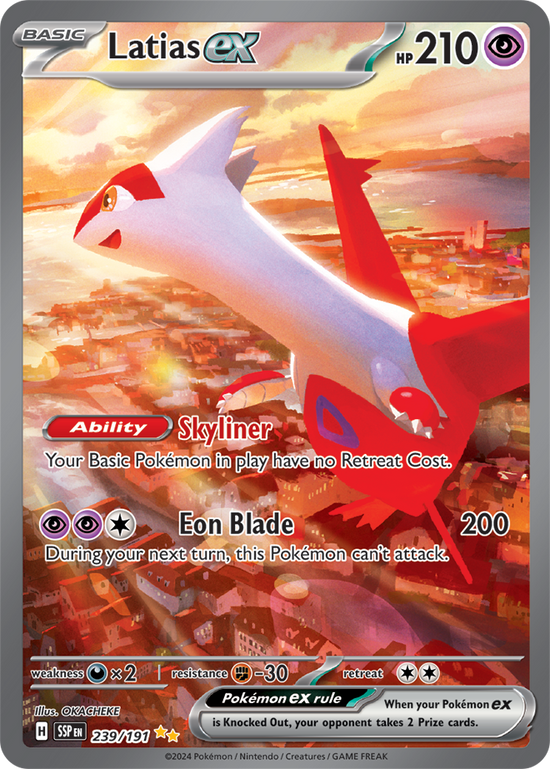 Latias ex 239/191 - Special Illustration Rare