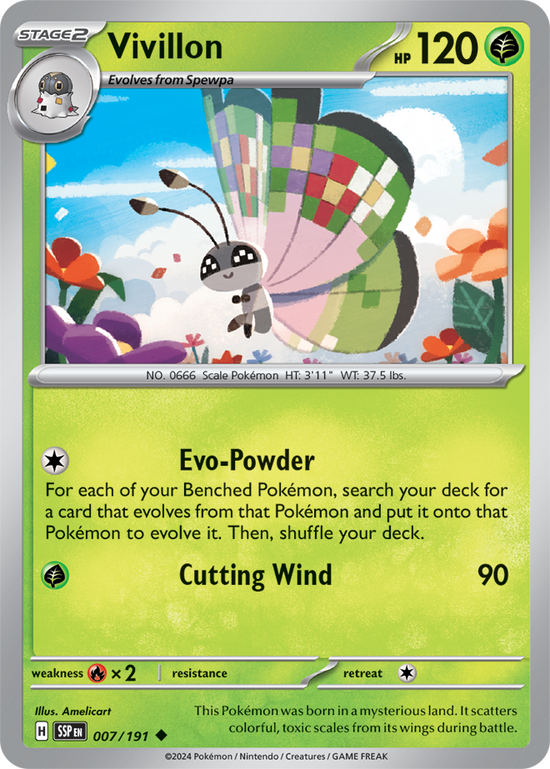 Vivillon 007/191 - Uncommon