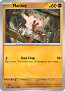 Mankey 098/191 - Common - Reverse Holo-Kantocards