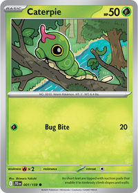 Caterpie 001/159 - Common-Kantocards