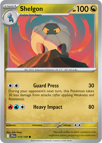 Shelgon 113/159 - Common - Reverse Holo-Kantocards