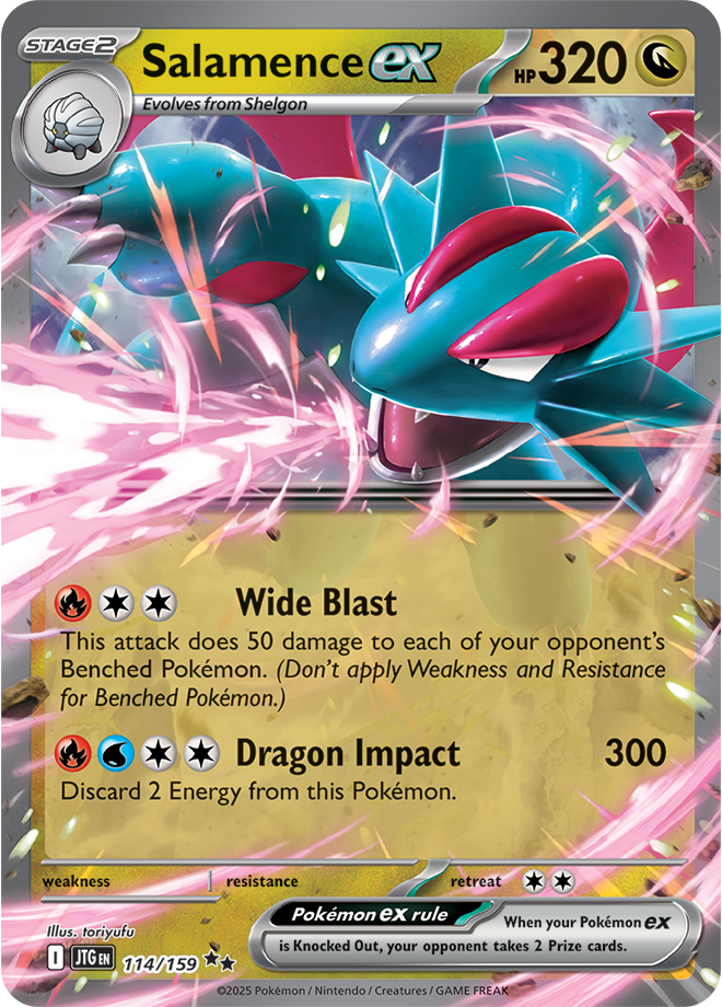 Salamence ex 114/159 - Double Rare - Español