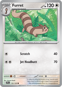 Furret 119/159 - Common - Reverse Holo-Kantocards