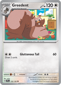 Greedent 132/159 - Uncommon-Kantocards