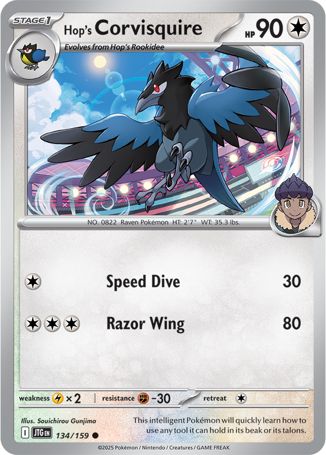 Hop's Corvisquire 134/159 - Common - Reverse Holo