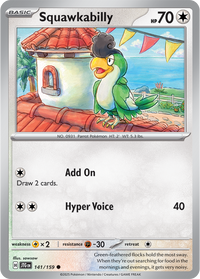 Squawkabilly 141/159 - Common - Reverse Holo-Kantocards