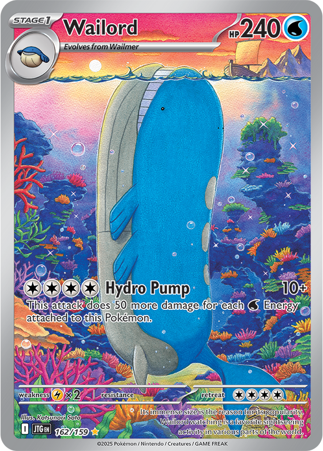 Wailord 162/159 - Illustration Rare - Español