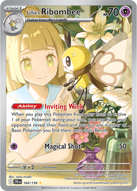 Lillie's Ribombee 164/159 - Illustration Rare-Kantocards