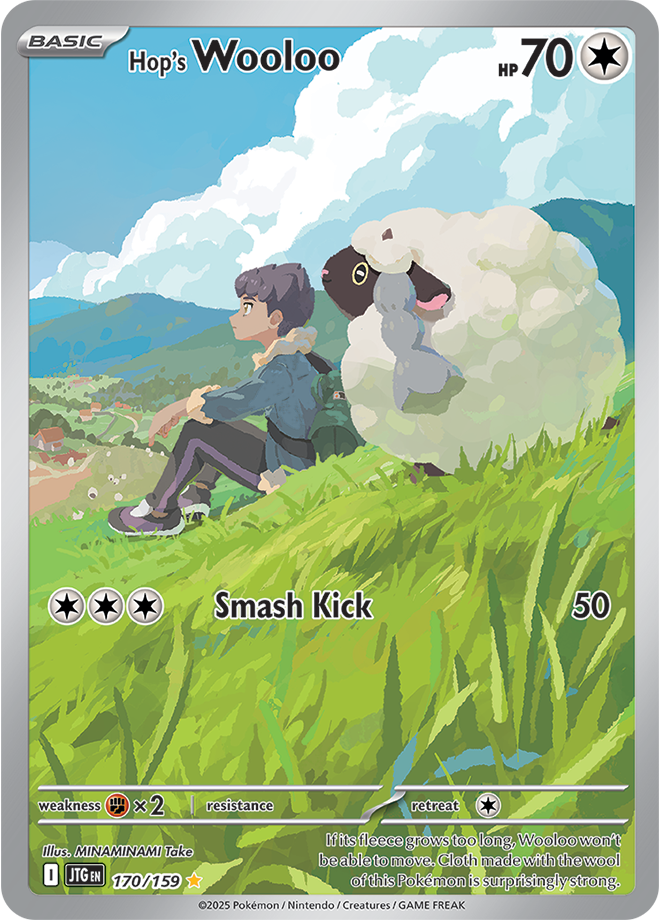 Hop's Wooloo 170/159 - Illustration Rare - Español