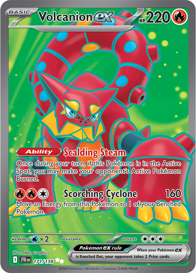 Volcanion ex 171/159 - Ultra Rare - Español