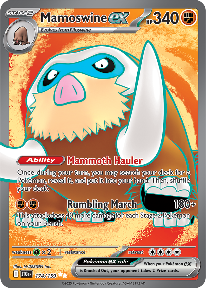 Mamoswine ex 174/159 - Ultra Rare (español)