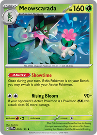 Meowscarada 018/159 - Rare - Holo-Kantocards