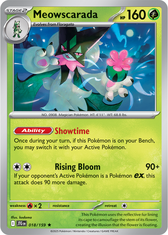 Meowscarada 018/159 - Rare - Holo