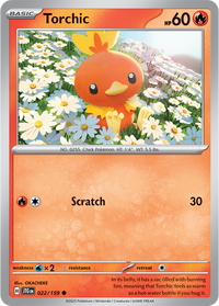 Torchic 022/159 - Common - Reverse Holo-Kantocards