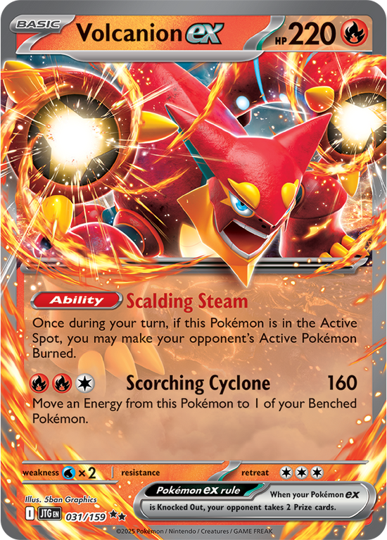Volcanion ex 031/159 - Double Rare