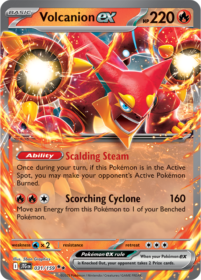 Volcanion ex 031/159 - Double Rare
