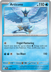 Articuno 032/159 - Uncommon - Reverse Holo-Kantocards