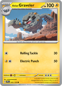 Alolan Graveler 045/159 - Common-Kantocards