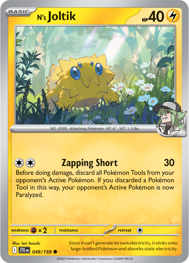 N's Joltik 049/159 - Common - Reverse Holo